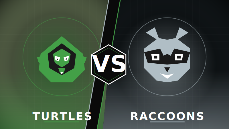 Turtles vs Raccoons - 5U